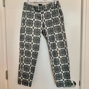 J. Crew Grey Patterned Pants